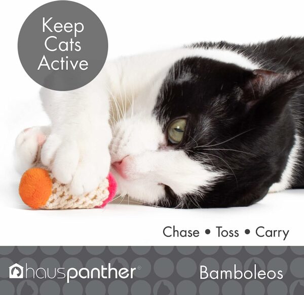 Bamboleos Wine Cork Cat Toys with Organic Catnip (set of 2) - Image 2